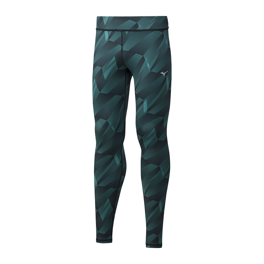 Panske Legíny Mizuno Hineri Reversible Bezecke Čierne/Modre Vypredaj VSYI06872